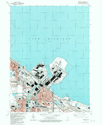 Whiting 1991 topographic map thumbnail