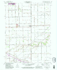Woodburn South 1992 topographic map thumbnail