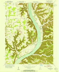 Bethlehem 1953 topographic map thumbnail