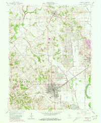 Bicknell 1958 topographic map thumbnail