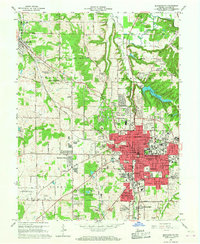 Bloomington 1966 topographic map thumbnail