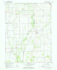 Boggstown 1962 topographic map thumbnail