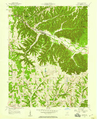 Borden 1957 topographic map thumbnail