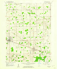 Bourbon 1958 topographic map thumbnail