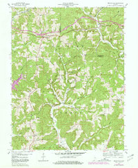 Branchville 1958 topographic map thumbnail