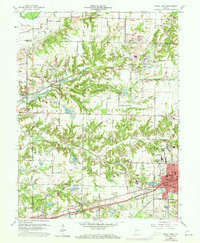Brazil West 1960 topographic map thumbnail