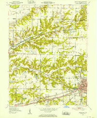Brazil West 1950 topographic map thumbnail