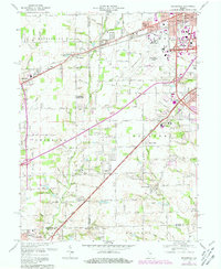 Bridgeport 1966 topographic map thumbnail