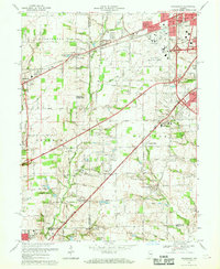 Bridgeport 1966 topographic map thumbnail