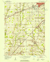 Bridgeport 1953 topographic map thumbnail