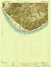 Brooksburg topographic map thumbnail