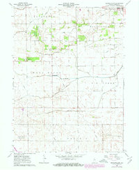 Brookston NW 1962 topographic map thumbnail