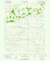 Brookston NW 1962 topographic map thumbnail