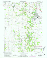 Brownsburg 1970 topographic map thumbnail
