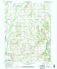 Brownsville 1972 topographic map thumbnail