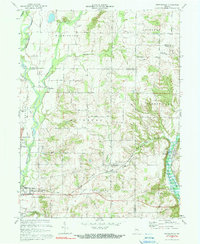 Brownsville 1972 topographic map thumbnail