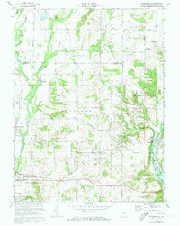 Brownsville 1972 topographic map thumbnail