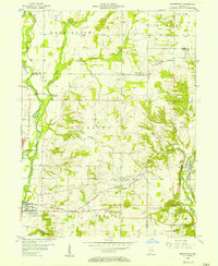 Brownsville 1956 topographic map thumbnail