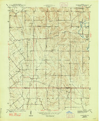 Bucktown 1944 topographic map thumbnail