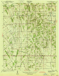 Bucktown 1957 topographic map thumbnail