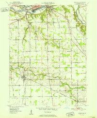 Bunker Hill 1951 topographic map thumbnail