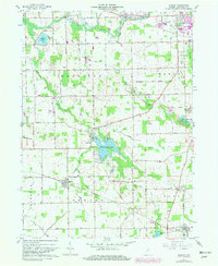 Burket 1961 topographic map thumbnail