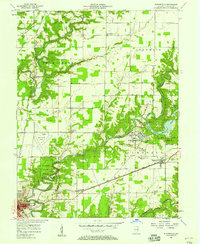 Butlerville 1957 topographic map thumbnail