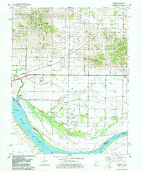 Caborn 1978 topographic map thumbnail
