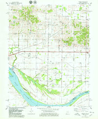 Caborn 1978 topographic map thumbnail