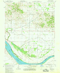 Caborn 1957 topographic map thumbnail