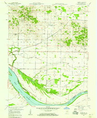 Caborn 1957 topographic map thumbnail