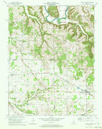 Campbellsburg 1970 topographic map thumbnail