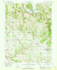 Campbellsburg 1957 topographic map thumbnail