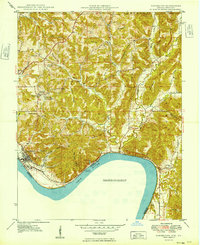 Cannelton 1949 topographic map thumbnail