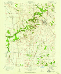 Carlisle 1957 topographic map thumbnail