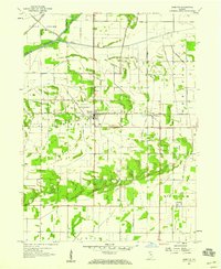 DeMotte 1957 topographic map thumbnail