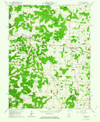 Depauw 1962 topographic map thumbnail