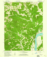 Derby 1958 topographic map thumbnail
