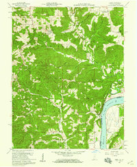 Derby 1958 topographic map thumbnail