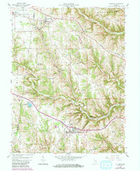 Dillsboro 1958 topographic map thumbnail