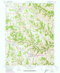 Dillsboro 1958 topographic map thumbnail