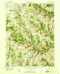 Dillsboro 1958 topographic map thumbnail