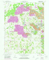 Dugger 1963 topographic map thumbnail