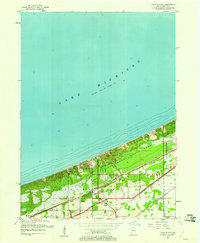 Dune Acres 1953 topographic map thumbnail