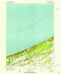 Dune Acres 1953 topographic map thumbnail