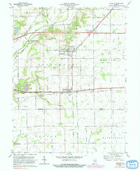 Dunreith 1970 topographic map thumbnail