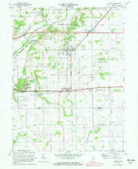 Dunreith 1970 topographic map thumbnail