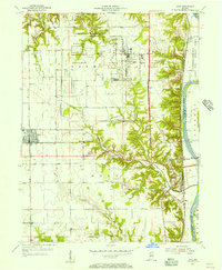Dana 1955 topographic map thumbnail