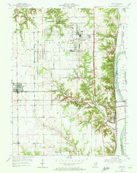 Dana 1955 topographic map thumbnail