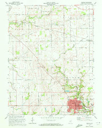 Danville 1970 topographic map thumbnail